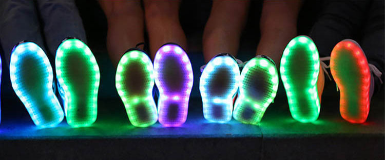 LED Shoes light up the way